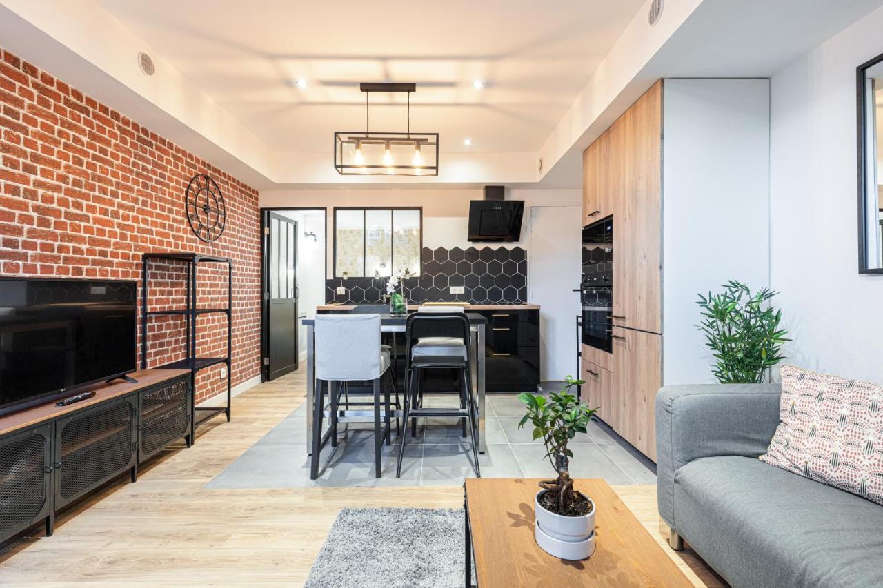 Le Loft Magnan - Ac- Pres Mer - Wifi - Parking - Confort Et Moderne - Supermarches Et Tram Proches Nice Luaran gambar